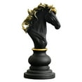 thumbnail image 1 of jifeng Pièces d'Échecs Sculpture Décorative Ornement Figurine Chevalier de Bureau, 1 of 8