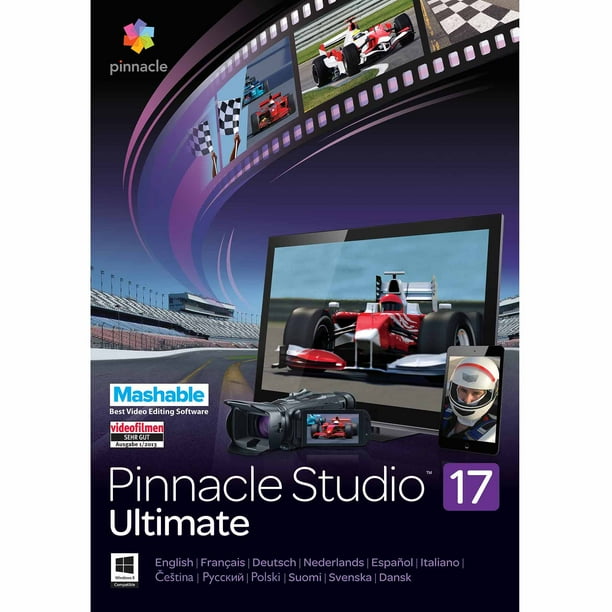 Corel ESDPNST17ULMLAM Pinnacle Studio 17 Ultimate ESD Software (PC)  (Digital Code) 