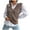 Coffee, variant on Women's Sweater Vests Casual V-Neck Pullover Shirt Collision Color Sleeveless Sweater Vest For Momen TBKOMH