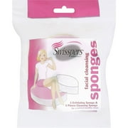 Swisspers Facial Cleansing Sponges, 2 count