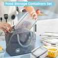 thumbnail image 6 of GPED 24 Pcs Food Storage Containers with Lids Airtight- Stackable Kitchen Bowls Set Meal Prep Containers-BPA Free Leak Proof Plastic Lunch Boxes- Freezer Microwave safe (12 Lids + 12 Containers), 6 of 8