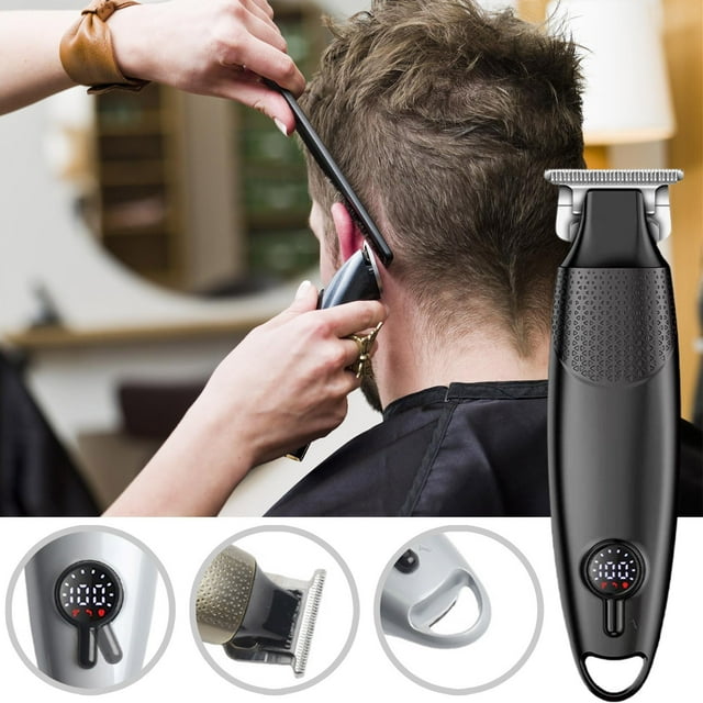 Oefntac jusqu'à 40 % de Rabais sur les Cadeaux Tondeuse à Cheveux Sans Fil Tondeuse à Cheveux pour Hommes - Précision 0 mm pour le Toilettage