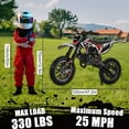 thumbnail image 5 of Dapmiu Professional Mini Motocross 49CC - 10" Off-Road Tires, Upgraded Braking System & 27cm Ground Clearance Black, 5 of 8