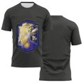 thumbnail image 1 of Hazbin Hotel Camiseta para hombre Graphic Text Pool 3D Printing Street Casual Short Sleeve Printed Clothing Basic Gris/XL, 1 of 6