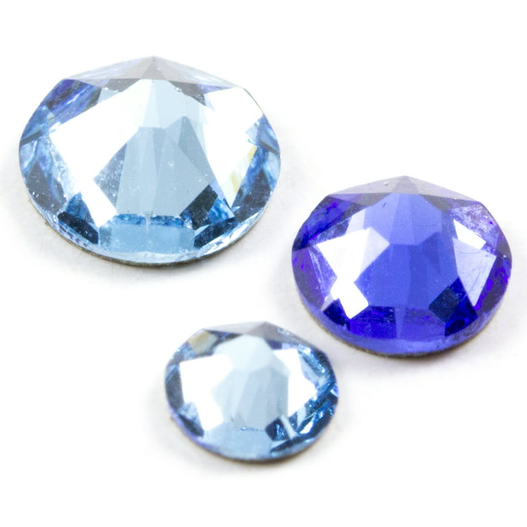 144 Swarovski Crystal Rhinestones Flatback CAPRI BLUE Choose Your Size  #2058