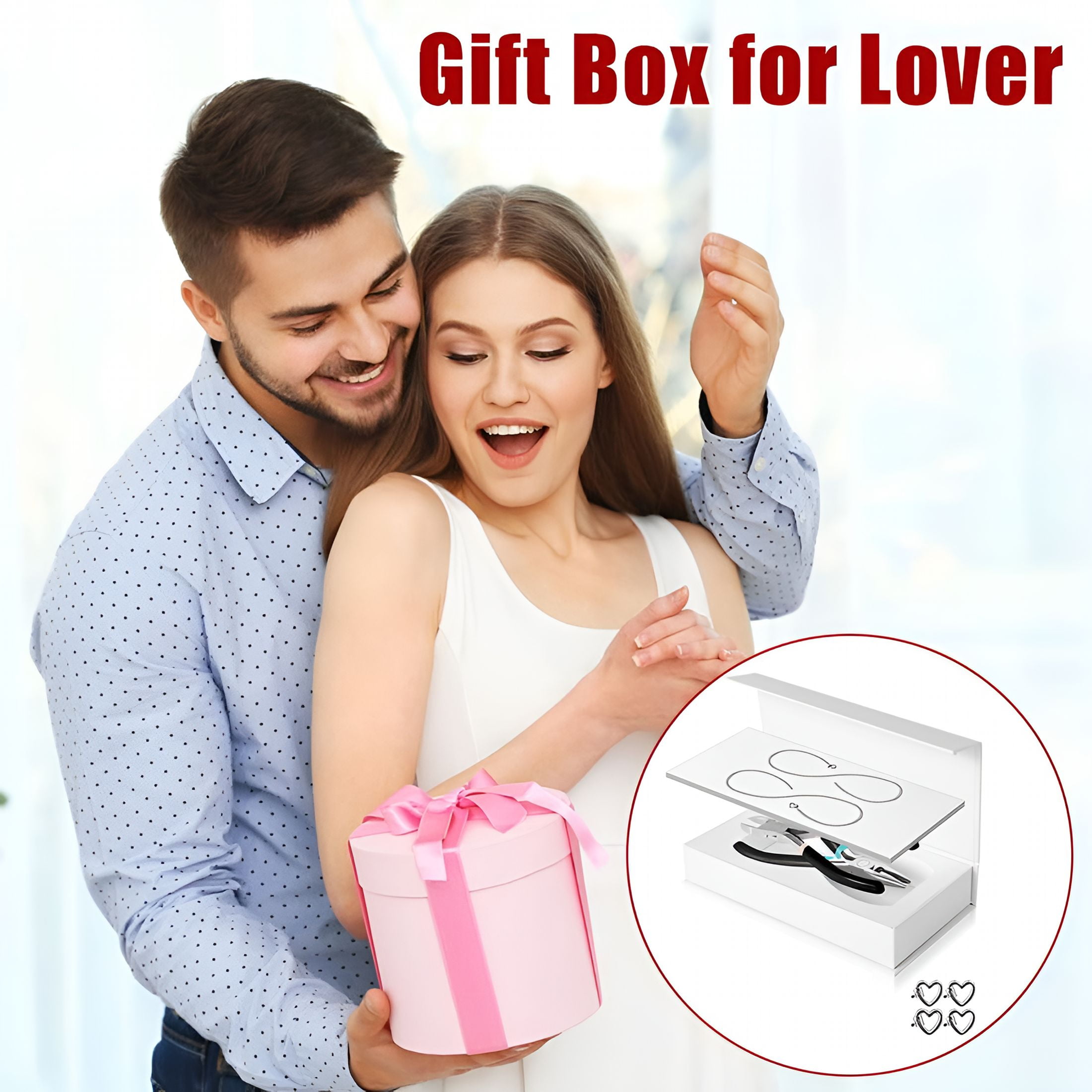 DESIGNICE 2026 New Permanent Bracelet Kit for Couples-Diy Forever Bracelet Making Gift Friendship Bracelets,Locked Bracelet for Anniversary&Date Night,Valentine'S Day Bracelets Jewelry Gifts