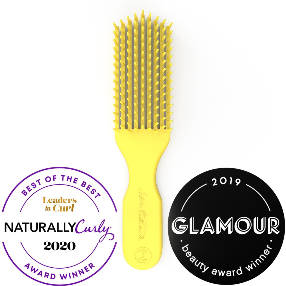 Felicia Leatherwood Detangler Brush (Mimosa Yellow)