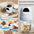 thumbnail image 3 of Electric Jar Vacuum Sealer Kit 3In1 Automatic Vacuum Sealer for Wide&Regular Mouth Jar V Black ABS, 3 of 7