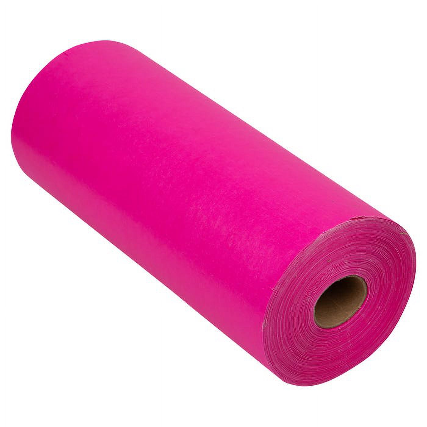 JAM Paper Honeycomb Packing Paper Roll, 322.5 sq ft, 80 GSM, Fuchsia Pink, 1/Pack
