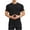 Black, variant on Dpytoraw Men's Round Neck Solid Color T Shirt De Velvet Casual Running Short Sleeved Tops Sports Fitness Casual Hundred Solid Color Short Sleeved Men’s Quick-Dry Performance T-Shirts for Gym Grey M