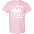 thumbnail image 3 of Inktastic Rock Climbing Mountains T-Shirt, 3 of 5