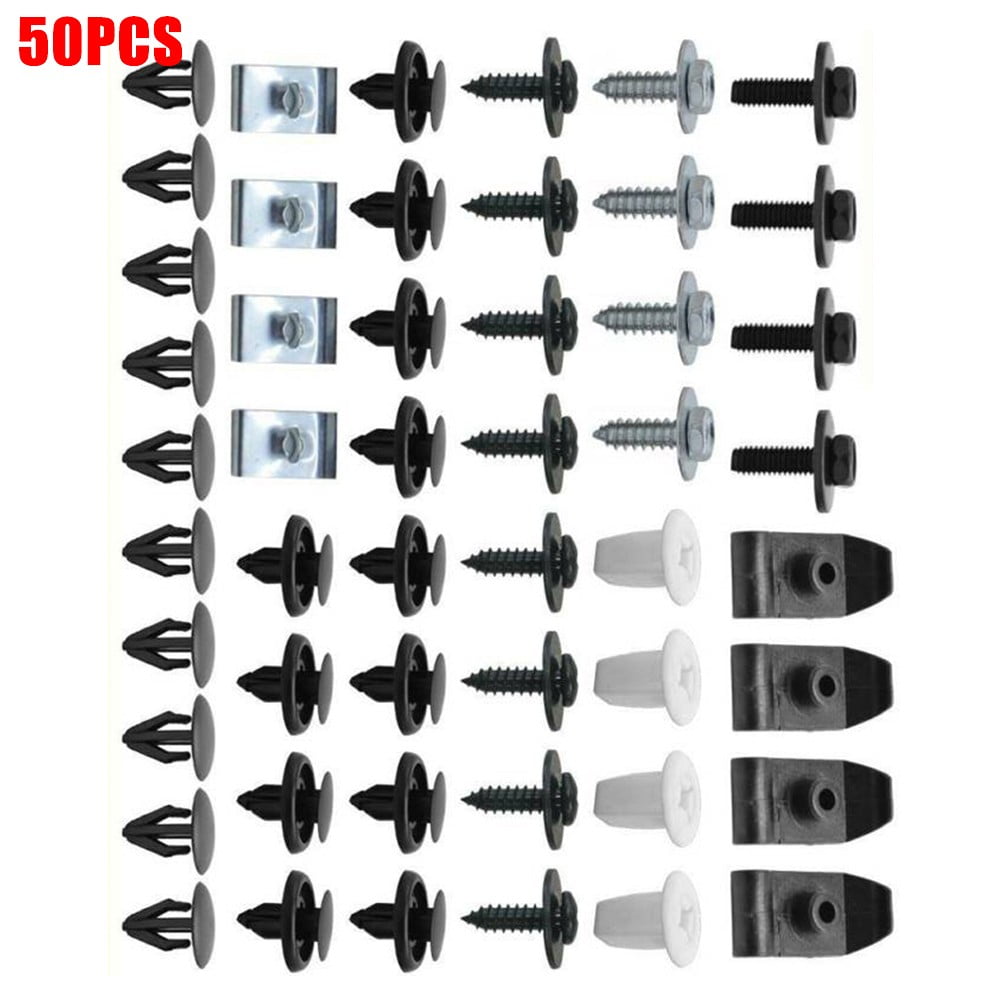 100 Toyota Engine Cover Clips Plastic Trim Fasteners for Motor Shields & Panels 
