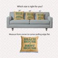 thumbnail image 6 of 20" x 20" Simply Daisy Beach House Best House Indoor/Outdoor Pillow, Kelly Green Qty 1, 6 of 6