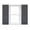 007 Dark Gray, variant on Polaris Vinyl Open Louver Shutters (1 Pair)