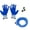 Blue With Gloves, variant on High Precisions 3D Printed Drill Bit Sharpening Drill Bit designs for Easy operate by Professional & Home Users Alike