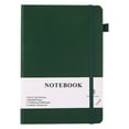 thumbnail image 2 of Blekii A5 Hardcover Lined Journal – 200 Pages (100 GSM), Medium Size for Work, School & Note-Taking Simple horizontal line notebook dark green, 2 of 8