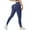 Blue, variant on Yoga Pants for Women Athletic Wear Tight Fitting Quick Dry Straight Leg High Waist Womens Sport Clothes Gray Size S