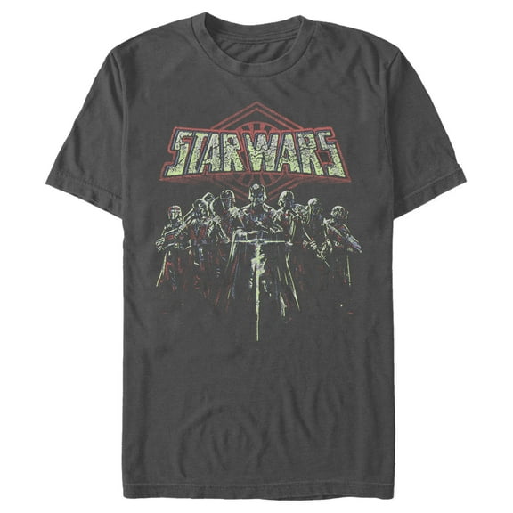 Men's Star Wars: The Rise of Skywalker Knights of Ren Darkness Graphic Tee Charcoal Medium