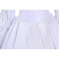 thumbnail image 4 of Women's Tudor Period Queen Dress Medieval Renaissance White Wedding Dress, 4 of 5