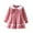Red, variant on Chenyin Infant Baby Fleece Dresses for Girls Fall Winter Solid Color Cotton Princess Dresses Girls Padded Thickened Party Dress for 3 Months-2 Years