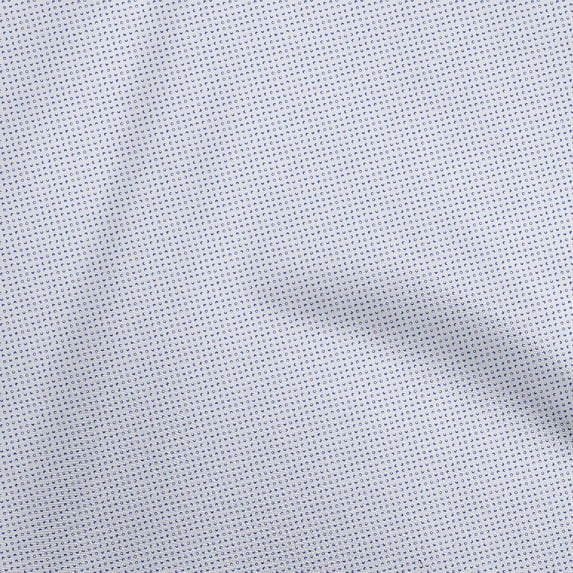 oneOone Cotton Flex Medium Blue Fabric Dot Diy Clothing Quilting Fabric Print Fabric By Yard 40 Inch Wide