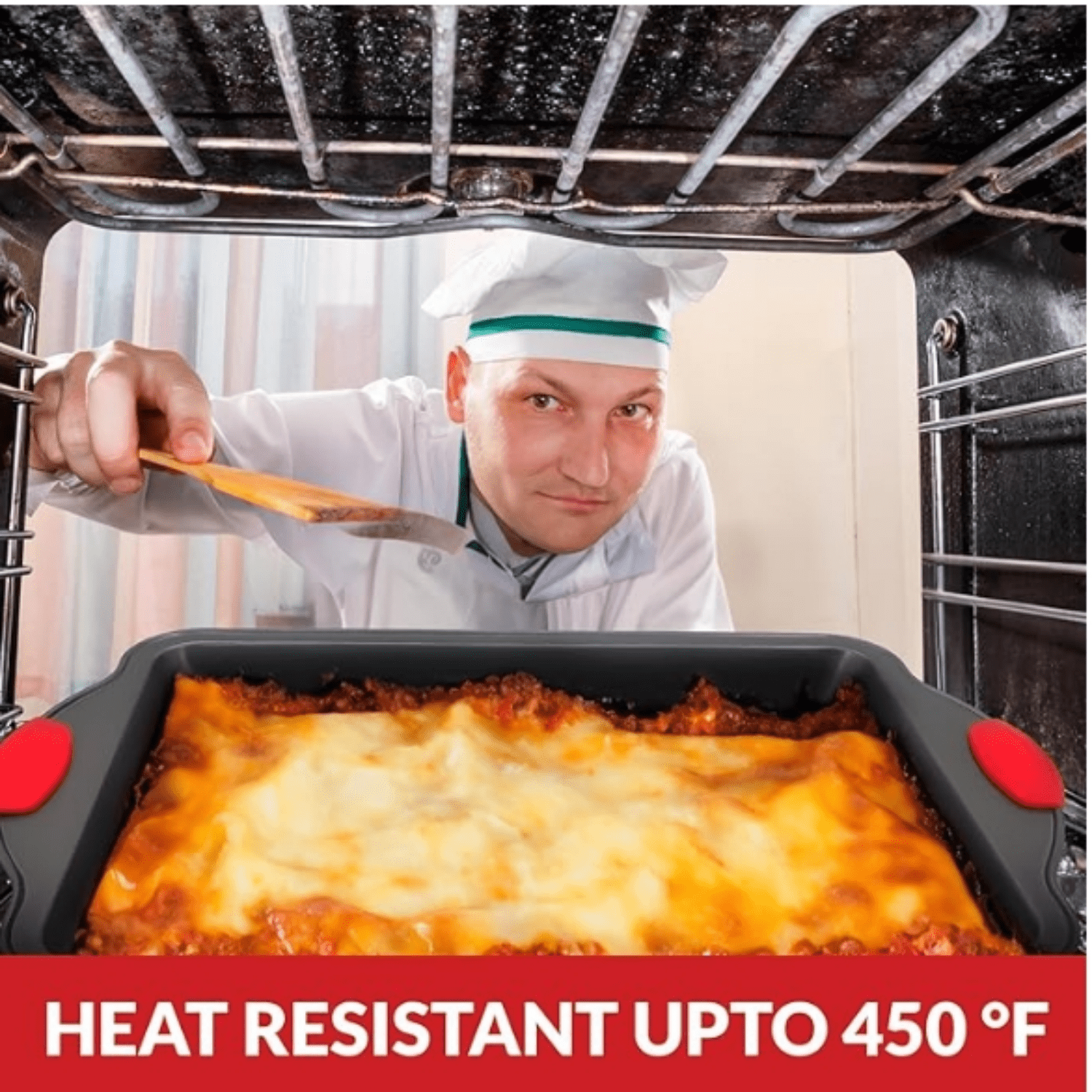 Kitchen Non-stick 9x13 Rectangular Cake Pan - Durable Baking Pan for Oven Delights & Sheet Cakes