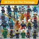 thumbnail image 1 of BuildMingle 24 PCS Set de Minifiguras Ninja Supremo – Juguetes de Bloques de Construcción con Emperador de Hielo, Regalo Ideal para Niños, 1 of 10