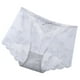 thumbnail image 4 of Bragas de encaje Mujer Sexy Hollow Seamless Briefs Cintura media Levantamiento de cadera Ropa interior transpirable, Blanco, XL Methold AP001201-02B, 4 of 7