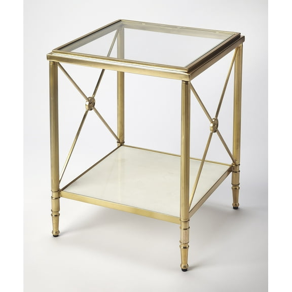 Butler Specialty Taren End Table In Gold