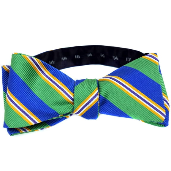 BuyYourTies - FBTZ-241 - Mens Aficionado Self Tie Bow Tie - Green Blue