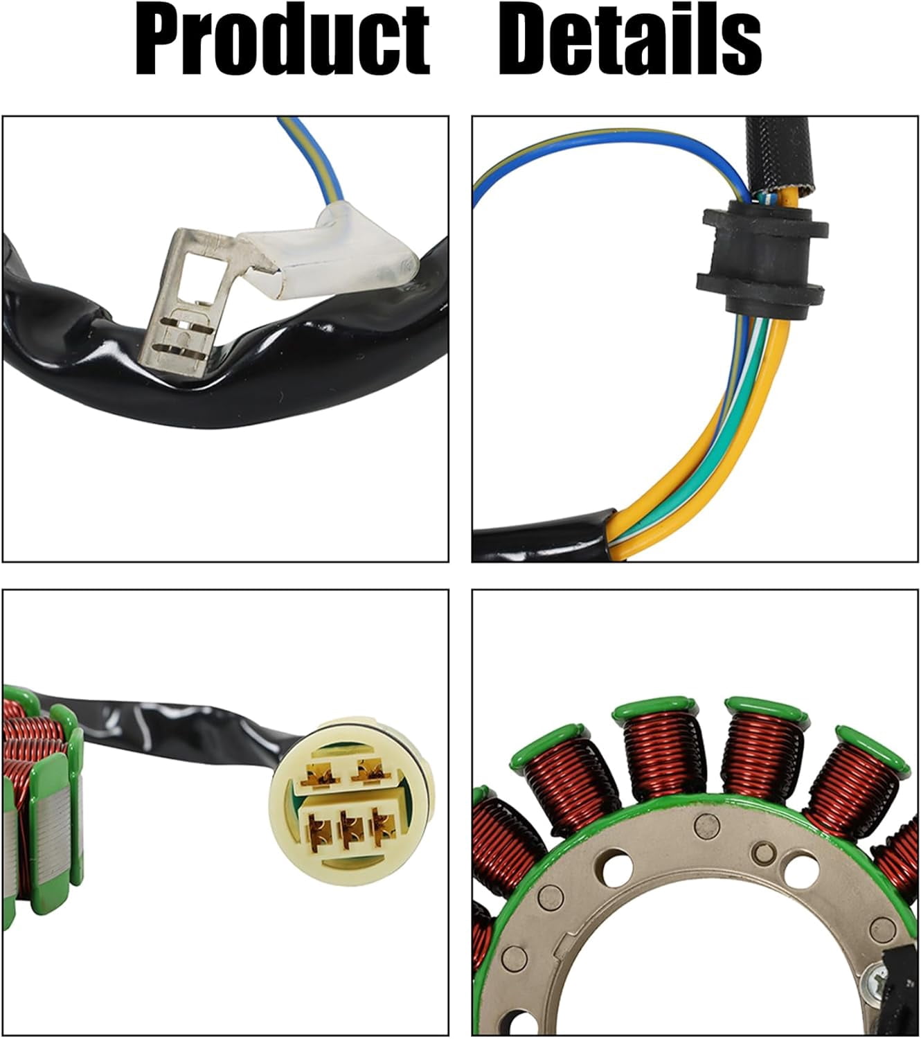 Genrics Ignition Coil CDI Stator Regulator Replacement for Honda Foreman TRX450ES TRX450S 1998 1999 2000 2001 Replacement for 31120-HM7-014 30510-HM7-003 30510-HM7-003 30700-KY4-900