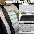 thumbnail image 5 of Uorisanigo Black Leopard Seat Belt Cover Flannel Safety Belt Strap Shoulder Pad Comfortable 2 PCS Shoulder Strap Pads Helps Protect You Neck and Shoulder from The Seat Belt Rubbing, 5 of 7