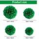 thumbnail image 5 of Bearachild Papel verde oscuro de Pom Pom de 7,8 pulgadas para decoraciones de flores de papel de fiesta de cumpleaños Kits de decoración para fiestas De color verde oscuro 7.8 pulgadas, 5 of 6