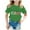 Green, variant on Gelikeya Boys Shirts Size 12-14 Daddy's Girl Fashion Letter Prints Shirts Short Sleeve 100 Days of School Shirt Summer Tops Orange 12-14 Years