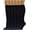 Navy, variant on Women Queen Opaque Stretchy Spandex Knee High Trouser Socks (6 Pairs)