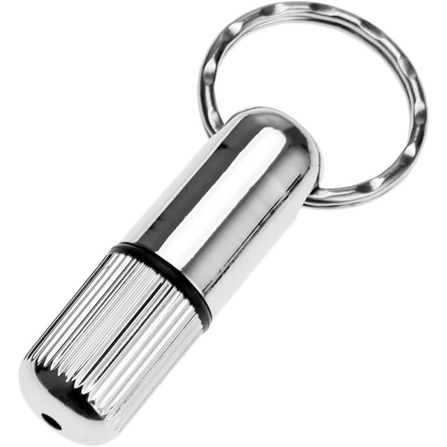1Pc Pocket Cigar Punch Cutter Blade Keychain with 8mm Hole, Cigar Hole Opener Cutting Drill Opener Draw Hole Key Chain Keyring Tool