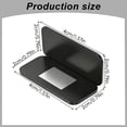 thumbnail image 3 of 2 PCS Ultra Thin No Drill Magnetic Cabinet Door Catch,Adhesive Metal Drawer Door Cabinet Magnets to Stay Closed,1.57x0.79x0.79 inch Cabinets Latches for Kitchen,Bathroom,Closet (Black), 3 of 8