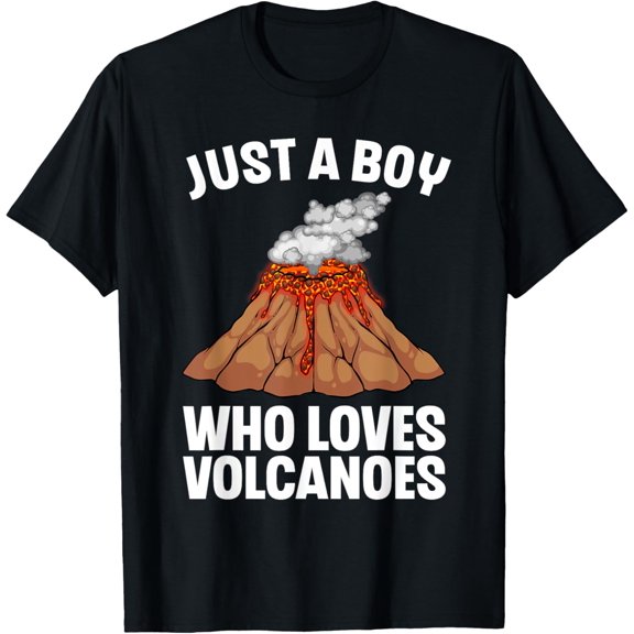 t-shirt Cool Volcano For Men Boys Kids Volcanologist Volcano Lovers T-Shirt.