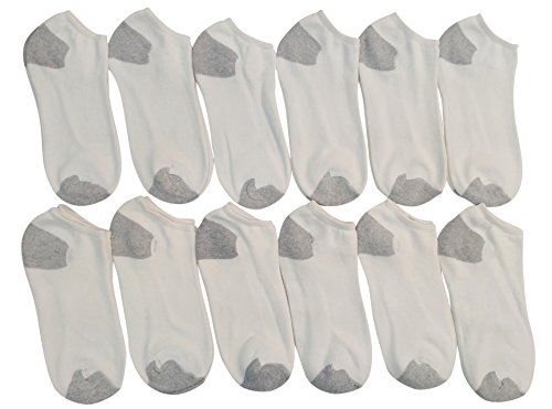 Kid Boys Girls Cotton Low Cut Thin Mesh No Show Plain Ankle Athletic Socks for 4-6T 6-8T 8-11T 6 Pairs