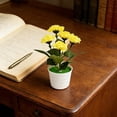 thumbnail image 4 of PBAZIH Simulated Flower Bonsai Plastic Decoration for Home and Office Realistic Green Plant Ornament for Living Room, Dining Room, and Workspace Ambiance, 4 of 6