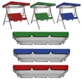 thumbnail image 5 of Yesbay Swing Chair Canopy Replacement Waterproof Anti-UV 2-3 Seater Swing Chair Top Cover Outdoor Garden Porch Patio Swing Seat Sun Shade Awning, 5 of 8