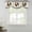 Multi, variant on Black White Plaid Rooster Tie Up Valance Curtains for Windows, Kitchen Curtains Window Treatments, Vintage Farmhouse Checkered Rustic Short Window Shades Valances for Bedroom Bathroom Cafe 42"x18"