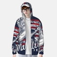 thumbnail image 2 of Balery Mallard Duck With American Flag Sudadera ligera de manga larga con capucha y protección solar UPF 50+ para hombre y mujer, ideal para pesca y running-Small, 2 of 7