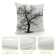 thumbnail image 4 of Nawypu  Black White Pillow Cover, Bare Branches of Winter Trees Nature Art Double Sided Decorative Pillows Cases Throw Pillows Covers, 4 of 5