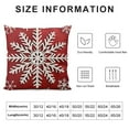 thumbnail image 6 of YINGXI Red Pillowcases Decorative for Indoors Sofa 24x24in, 6 of 6