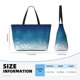 thumbnail image 4 of Easygdp Christmas Snowflakes Bolsa de Viaje de Playa de Gran Capacidad, Bolsa Tote Perfecta para la Playa, Escapadas de Fin de Semana y Viajes, 4 of 7