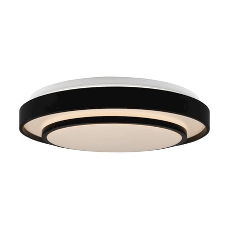 Artcraft Lighting Aziza Collection 1Light 15" Flush Mount Black