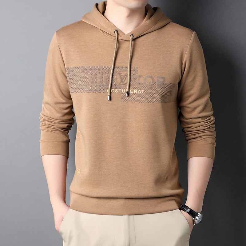 men s new casual fashion pullover shirt Designer Hoodies Men s Hoodies Versatile Activewear Varsity Sweatshirt Walmart