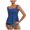 Blue, variant on Yyeselk Womens Suspender T-Shirt Solid Color Sleeveless Pleated Design Fashion Clothes Sexy Summer Ladies Tops to Wear with Leggings Black M