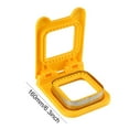 thumbnail image 2 of Square Sandwich Cutter Sealer Remove Bread Crust Stainless Steel Decor Supplies (Yellow), 2 of 8